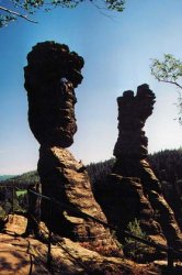 Herkulessäulen im Bielatal